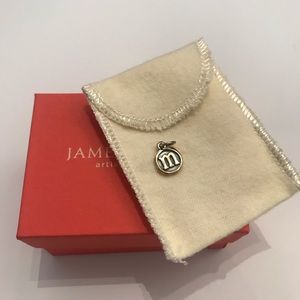 James Avery Vintage Type Charm. Letter “m”.